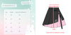 IROIRO Crossover Layered Skirt