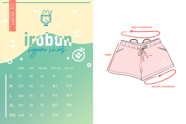 Irobun Bunjama Shorts
