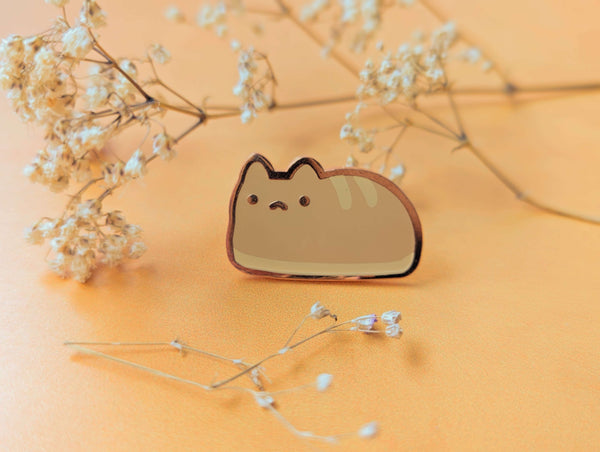 Loafcat enamel pin