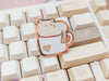 Vanilla Latte Cat Pin