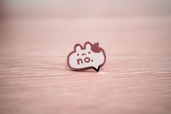 no. bun Enamel Pin