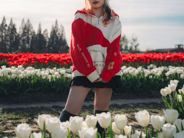 Year of the Honse Oversized Half-Zip Hoodie [Limited Edition]