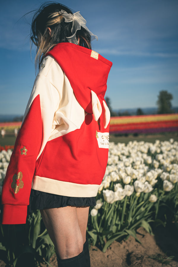 Year of the Honse Oversized Half-Zip Hoodie [Limited Edition]