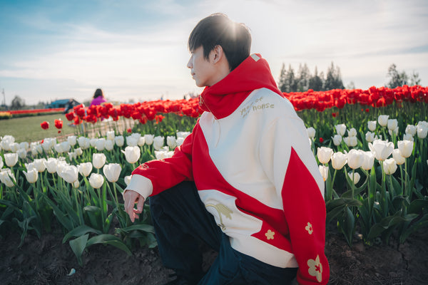 Year of the Honse Oversized Half-Zip Hoodie [Limited Edition]