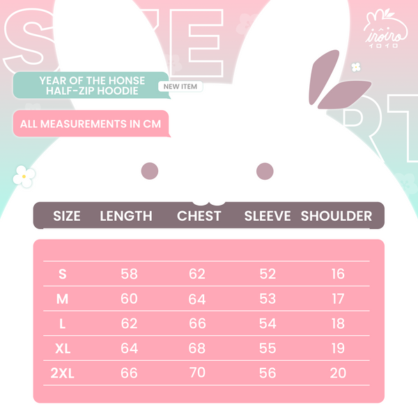 Year of the Honse Oversized Half-Zip Hoodie [Limited Edition]