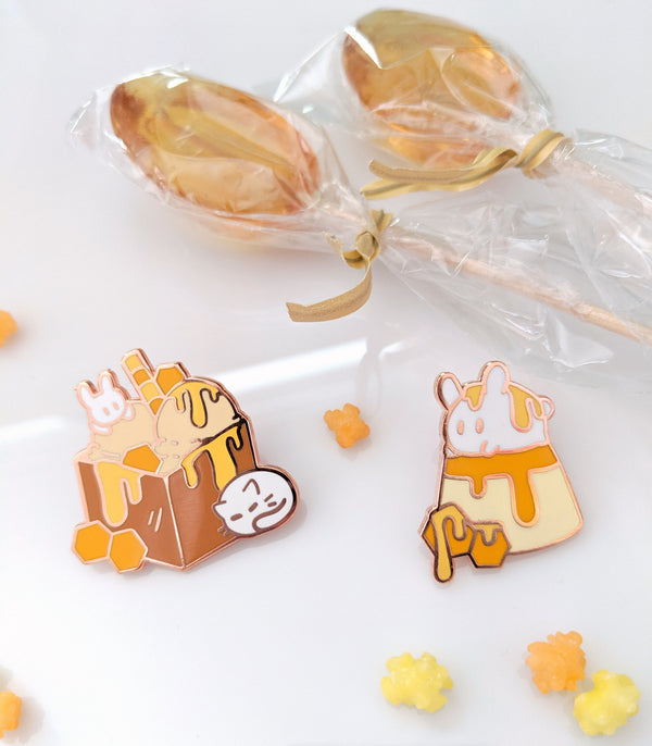 Honey Bunny Dessert Pins