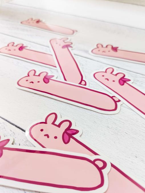 longbun vinyl sticker