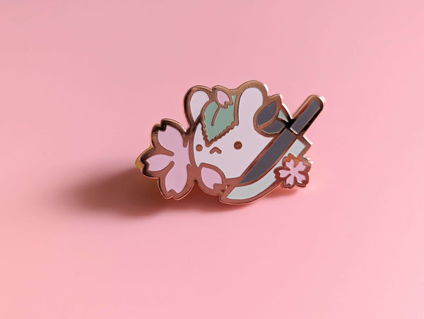 Irobun Sakura Mochi Enamel Pin