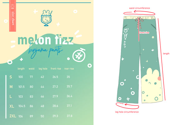 [PREORDER] Melon Fizz Bunjama Pants